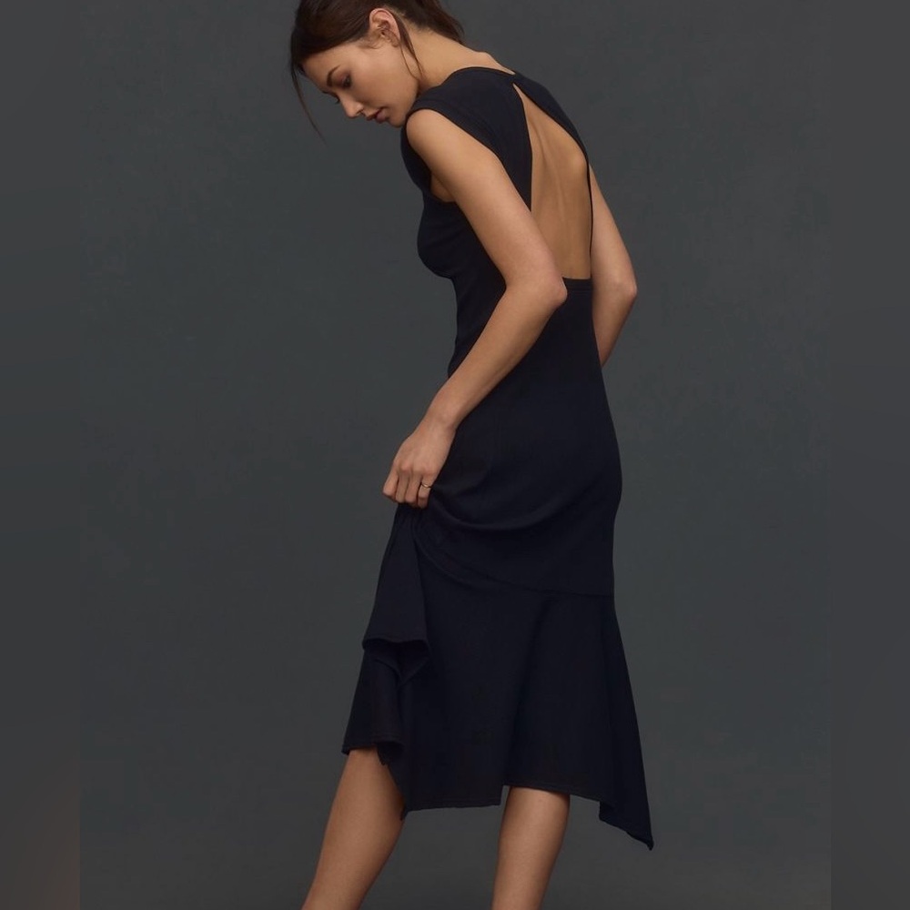 •ANTHROPOLOGIE• daily practice highline short-sleeve maxi dress